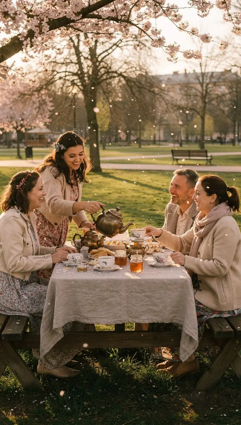 Švelni arbatos garų dūmų aura virš puodelio ramiame apšvietime.